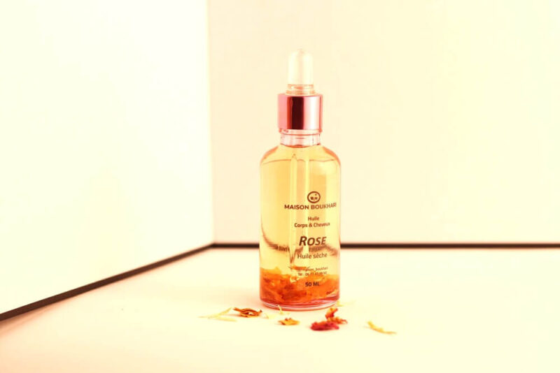 huile corps sèche à la rose 50ml