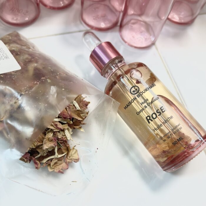 huile corps sèche à la rose 50ml